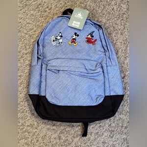 Disney Blue and Black Backpack with Mickey Mouse Design